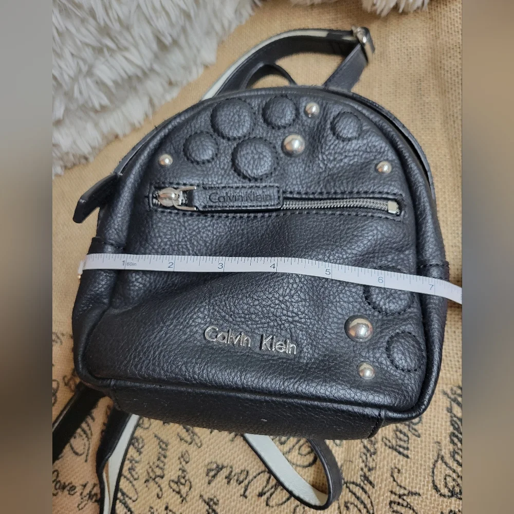 Calvin Klein mini backpack purse cute circle details